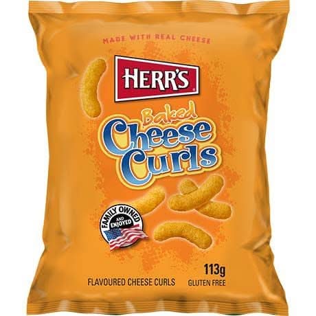 Chips Cheese Curls au four 113g