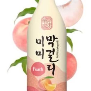 Makgeolii Vin de Riz Coréen aux goût pêche  6%Vol 750ml