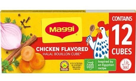 Tablettes de Brouillon de poulet Halal 108g