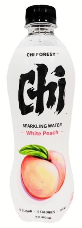 Chi forest Boisson Gazeuse goût pêche 0 sucre 480ml