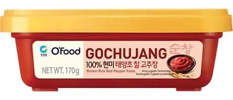 O Food Pâtes Poivrons Rouge Gochujiang 170g