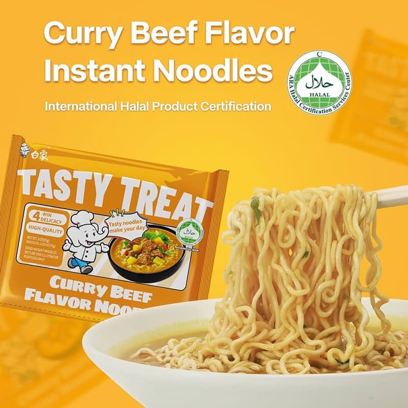 BX Nouilles instantanée Saveur Boeuf/Curry 85g