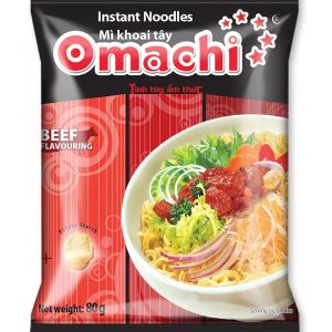 Omachi ramen de pomme de terre en saveur boeuf 79g