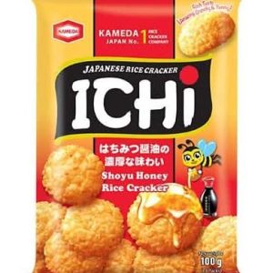 Cracker de riz shouyu avec miel 100g