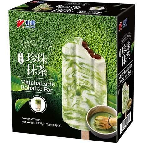 Bâtonnet glacé boba matcha 75gx4pcs