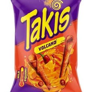Takis - Chips américaines piquantes, fromage volcan - piment (100g)
