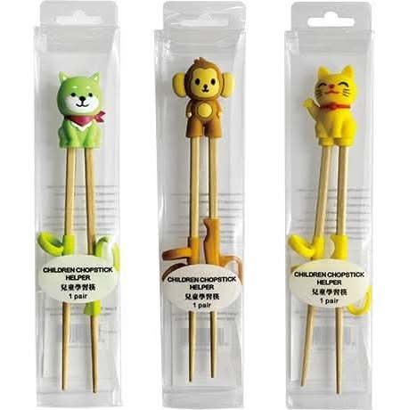 Baguettes enfants avec aide en silicone