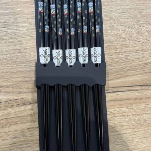 Baguettes japonaise petit chat noir