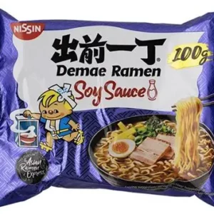 NISSIN Nouille instantanées goût sauce soja 100g