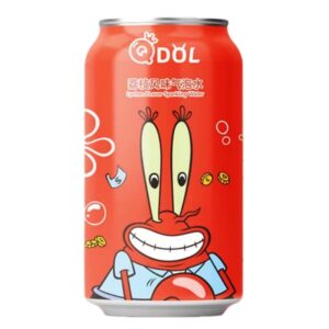 Eau pétillante Bob l'eponge aromatisé au litchi 330ml